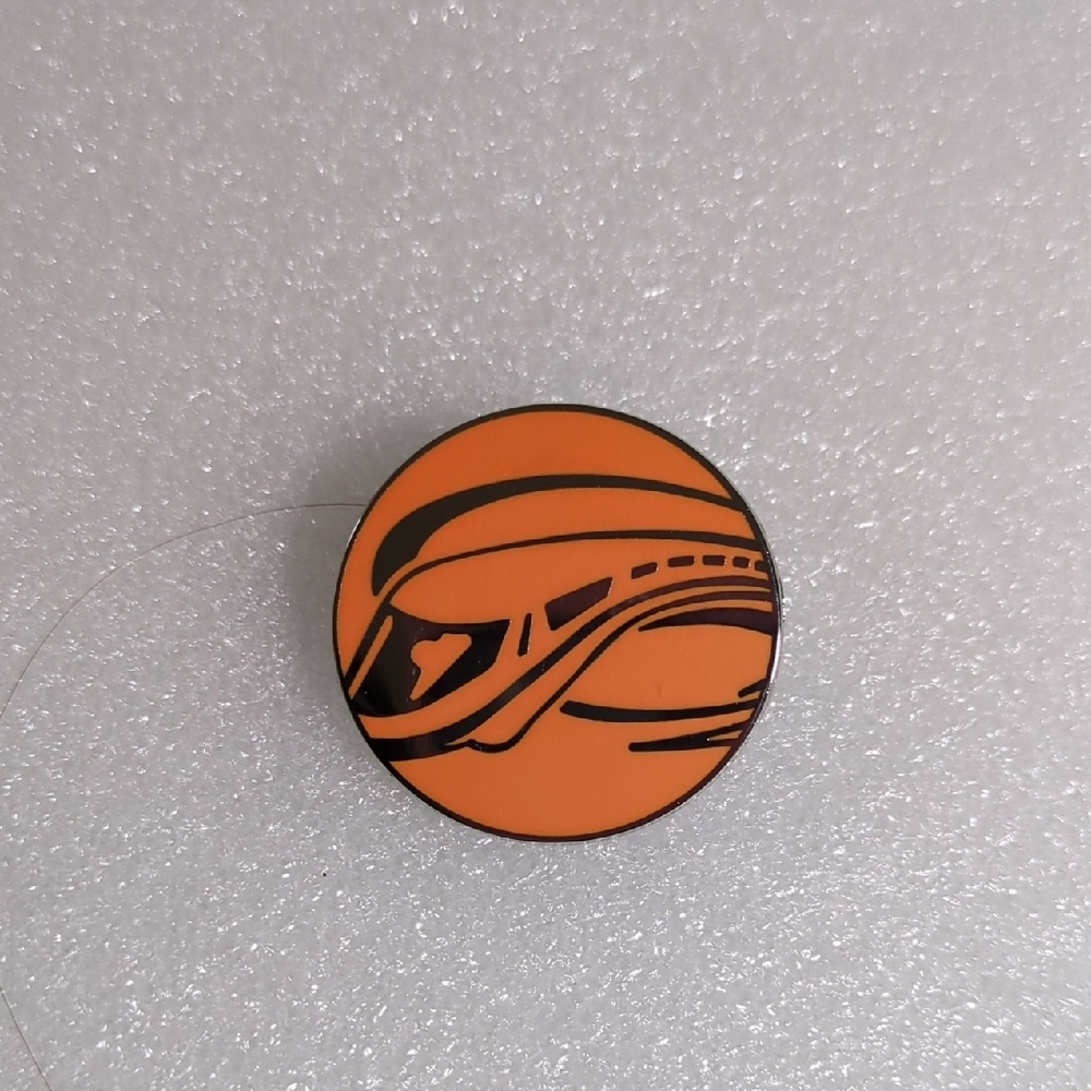 🩵2/$10🩵Disney Monorail Orange And Silver Collectible Pin